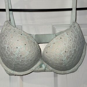 Victoria’s Secret Dream Angels Rhinestone Push-Up Underwire Bra (Size: 32D) EUC